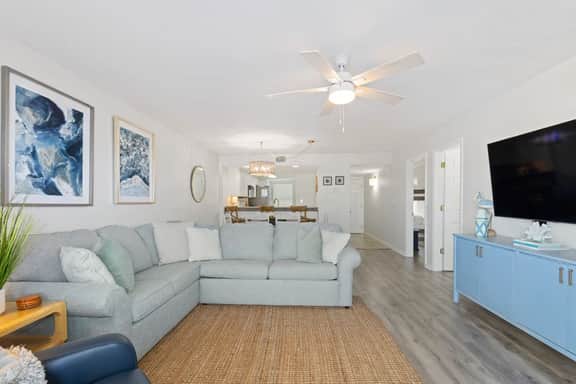 3-Min Walk to Beach + Pool | 2BR/2BA Seacrest